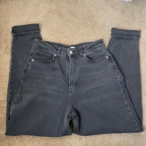 H&M Divided High Waisted Straight/Skinny jeans